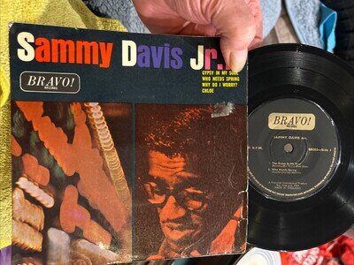 SAMMY DAVIS JR EP The Gypsy In My Soul 7” Vinyl Single Record 1964 Bravo Vg+