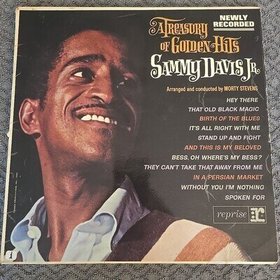 A Treasury of Golden Hits Sammy Davis Jr Vinyl Record LP Album 12" Reprise R6096