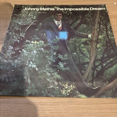 Johnny Mathis The Impossible Dream - Vinyl LP Music Record 12” Jazz Pop Rock ‘69
