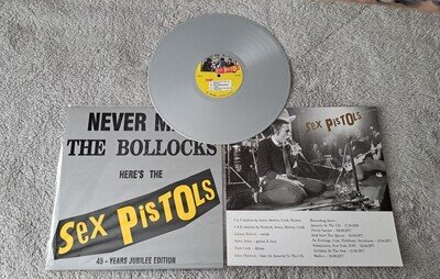 Sex Pistols Never Mind The Bollocks 45 Years Jubilee Edition Silver Vinyl 32/300