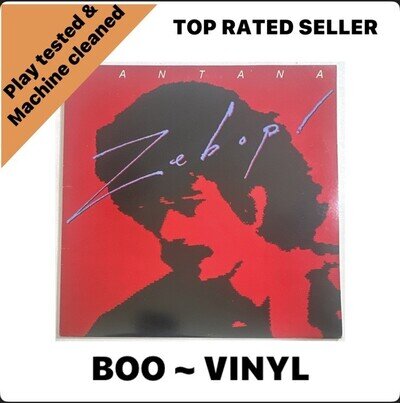 Santana Zebop! Vinyl Lp Record Album S CBS84946 EX / EX