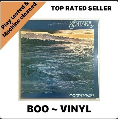Santana Moonflower Double Gatefold Album Vinyl LP Record 1977 CBS88272 EX / VG+