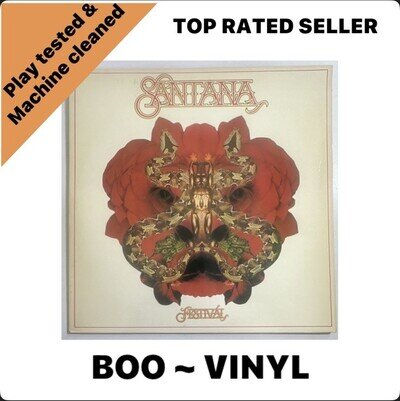 SANTANA FESTIVAL 12'' VINYL LP RECORD 1976 NM / EX CONDITION