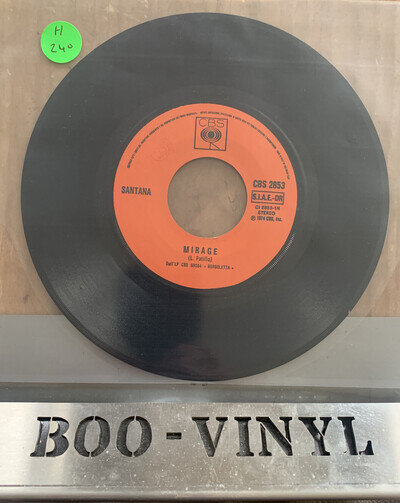 Santana - Mirage - Rare Italian Press 7" Record Single NR MINT CON