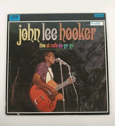 John Lee Hooker - Live At Cafe Au-Go-Go Vinyl LP BGO Records UK Reissue 1989