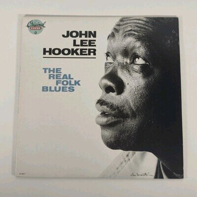 1987 John Lee Hooker THE REAL FOLK BLUES Vinyl CH9271 MCA Chess Records Pinckney