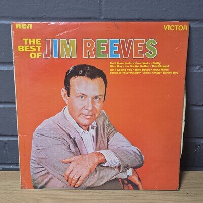 Jim Reeves The Best of 1974 Korea LP
