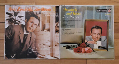Jim Reeves - 2 x 12" Vinyl - Moonlight And Roses & Yours Sincerely, Jim Reeves