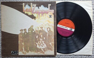 Led Zeppelin 2 1969 Original VG to Gd Yardbirds Robert Plant Jimmy Page