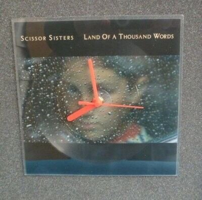 SCISSOR SISTERS CLOCK Square Shaped Picture Disc Original Vinyl Record SD83