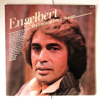 Engelbert Humperdinck - 16 Greatest Love Songs - Vinyl LP - Excellent Plus