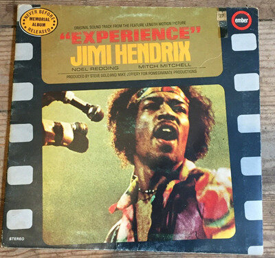 Jimi Hendrix Sound track fro the film Experience 1971 1st press