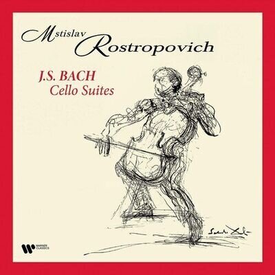 Johann Sebastian Bach : J.S. Bach: Cello Suites VINYL 12" Album Box Set 4 discs