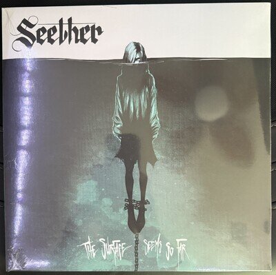 The Surface Seems So Far by Seether W SIGNED INSERT NEW SEALED MINT WHITE VINYL