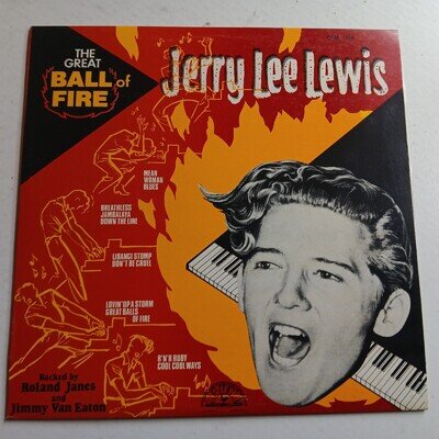 Jerry Lee Lewis / The Great Ball Of Fire 1982 10" COMPILATION / ROCK & ROLL / EX