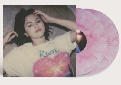SELENA GOMEZ Rare NEW 2LP PINK SWIRL VINYL 5TH ANNIVERSARY