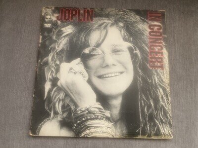 Janis Joplin In Concert 2 LP Set Gatefold CBS 1972 Matrix A1/B1/C1/D1
