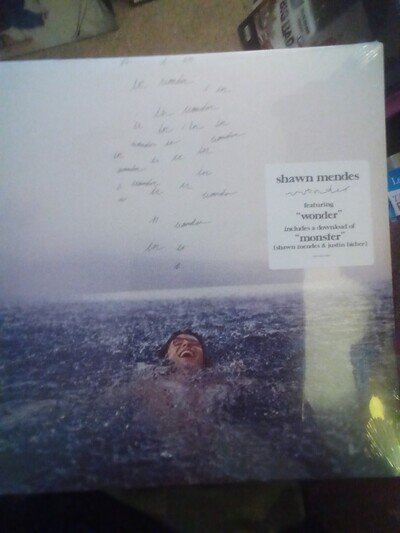 SHAWN MENDES - WONDER (SEALED VINYL LP + DOWNLOAD OF MONSTER WITH JUSTIN BIEBER)