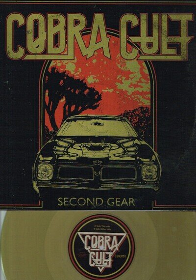 COBRA CULT - SECOND GEAR GREAT SOCIAL DISTORTION / MISFITS STYLE GOLD VINYL LP