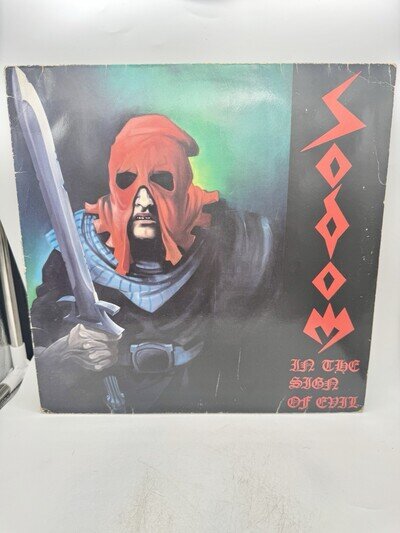 Sodom - In The Sign Of Evil 12" Rock Vinyl Germany 1985 E