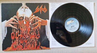 Sodom, Obsessed by cruelty. Vinyl LP. 1986 Steamhammer.