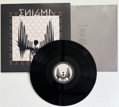 Enigma Fall Of A Rebel Angel EU 12-Track LP 2021 Reissue Black Vinyl Monochrom