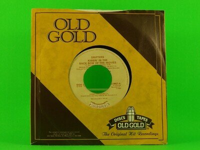 DRIFTERS KISSIN' IN THE BACK ROW OF THE MOVIES (Old Gold sleeve) (137) 7" OLD GO