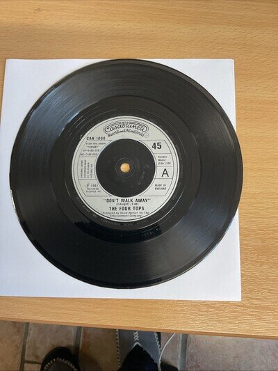 Four Tops (The):Don't walk away/I'll never ever leave again:UK Casablanca:1981