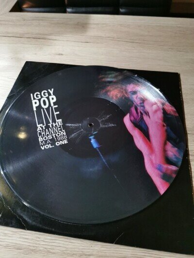 Iggy Pop Live At The Channel Boston Picture Disc Vinyl LP