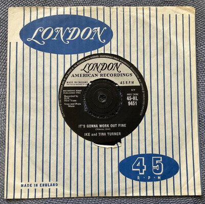 IKE & TINA TURNER - IT’S GONNA WORK rare UK 1961 / NORTHERN SOUL / LONDON / EX+
