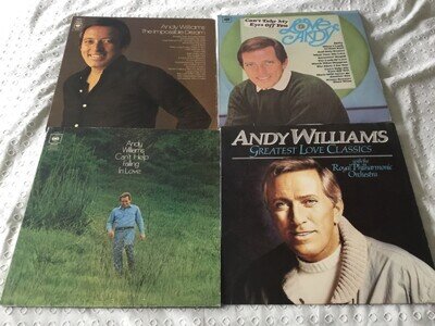 Andy Williams Vinyl LP’s x 4 - Job Lot - Records - Bundle