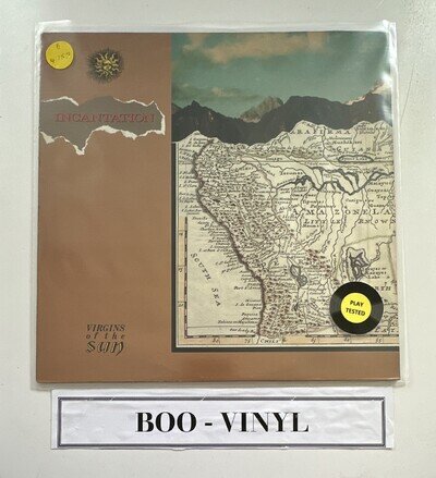 Incantation ‎– Virgins Of The Sun Vinyl LP 33rpm 1984 Coda Records ‎ EX / VG+