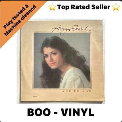 Amy Grant Age To Age Vinyl LP Record Album From 1982 & Lyric Sheet EX / EX