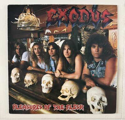 Exodus Pleasures Of The Flesh Vinyl Record MFN77 1987