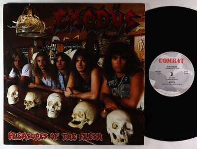 Exodus - Pleasures Of The Flesh LP - Combat VG++