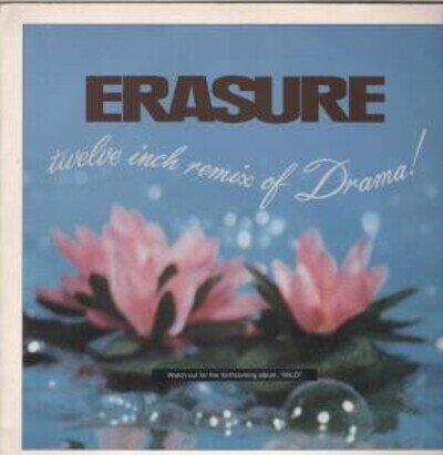 Erasure Drama 12" vinyl UK Mute 1989 limited edition 3 track in pic sleeve