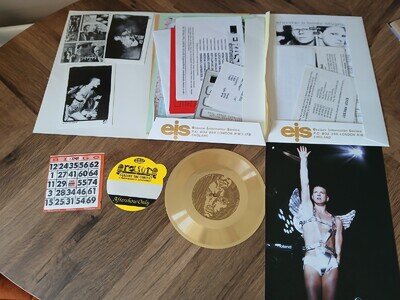 Erasure EIS Fan Club Exclusive Folders Included Gold 7" Floppy Record