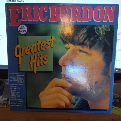 ROCK LPS X4 eric burdon x 2,elton john,richard quinn mostly EX look at photos