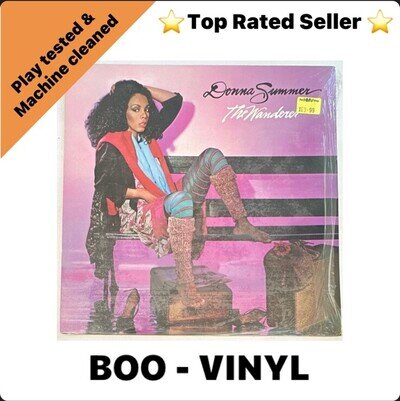 Donna Summer - The Wanderer ~ vinyl Lp Record Disco Electronic EX / NM