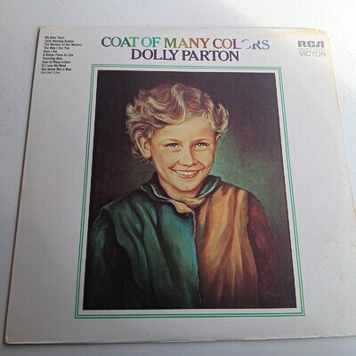 Dolly Parton / Coat Of Many Colors 1971 VINYL LP / COUNTRY / EX / £5 FLAT POST