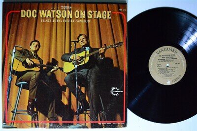 DOC WATSON On Stage Feat. Merle Watson VANGUARD 2xLP gatefold