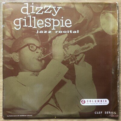 Dizzy Gillespie / Hank Mobley - Jazz Recital - UK - 10" - Disc: Ex- Slv: VG+