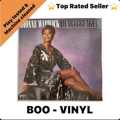 Dionne Warwick Heartbreaker 1982 vinyl lp record soul Ex / Ex Con