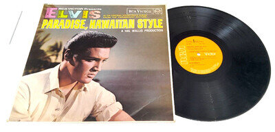 ELVIS PRESLEY'S PARADISE HAWAIIAN STYLE Soundtrack RD 7810 LARGE ORANGE MONO