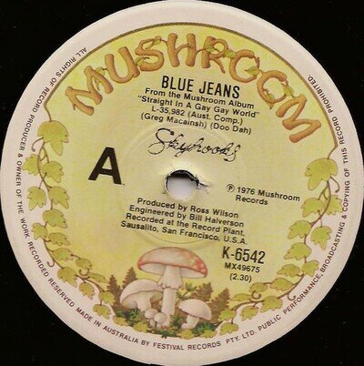 Skyhooks - Blue Jeans - Used Vinyl Record 7 - 61 - Y8100z