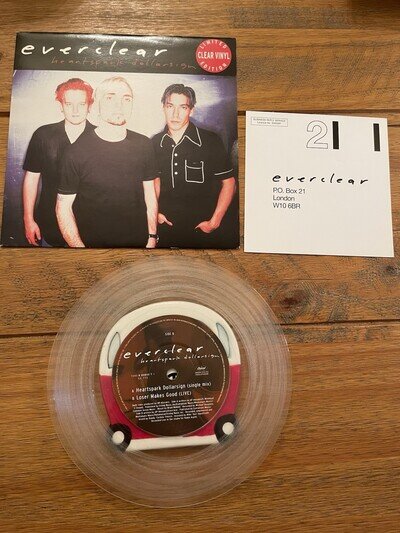 Everclear - Heartspark Dollarsign- 7” Clear Vinyl + Insert