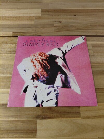 Simply Red - A New Flame - Vinyl LP 1989 with lyric Inner WEA WX242
