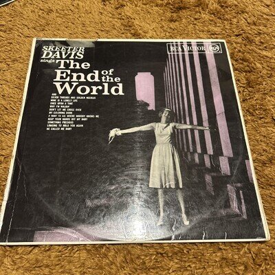 Vintage Skeeter Davis Sings The End Of The World Vinyl LP RCA Victor 1963 Album