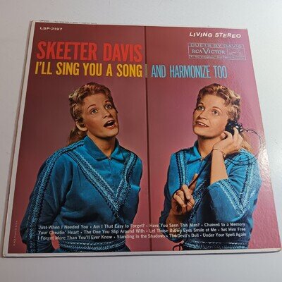 Skeeter Davis / I'll Sing You A Song 1960 VINYL LP / COUNTRY / EX / £5 FLAT POST