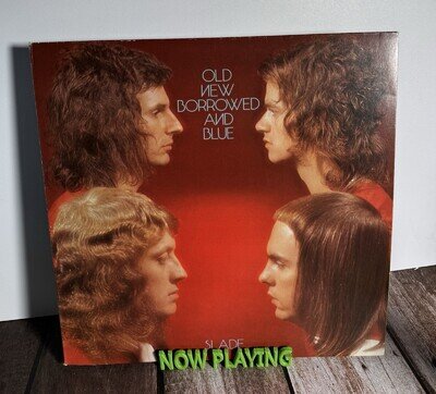 Slade Old New Borrowed And Blue EX/EX+ UK 1st Press Vinyl LP 1974